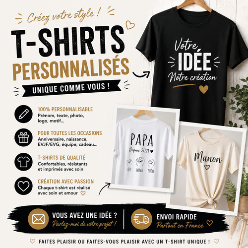 Personalisiertes t shirt - 👕, t-shirt