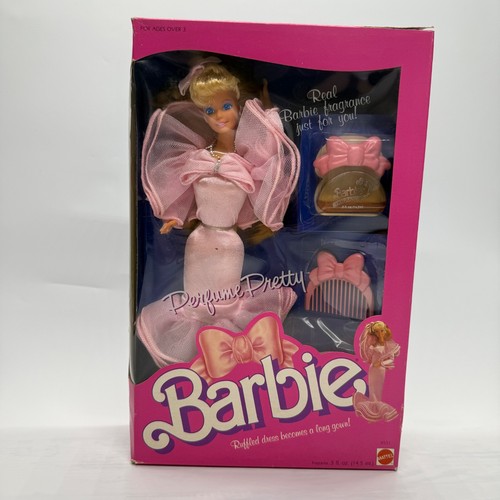 Barbie 1987 parfum pretty nrfb - parfum,
