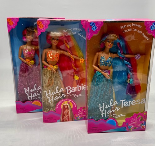 Barbie 1996 hula hair nrfb - hula,